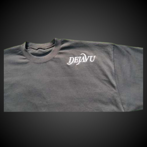 DEJAVU “shoulder stamp” tee (black)