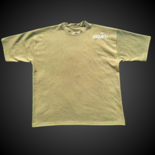 DEJAVU “shoulder stamp” tee (olive green)