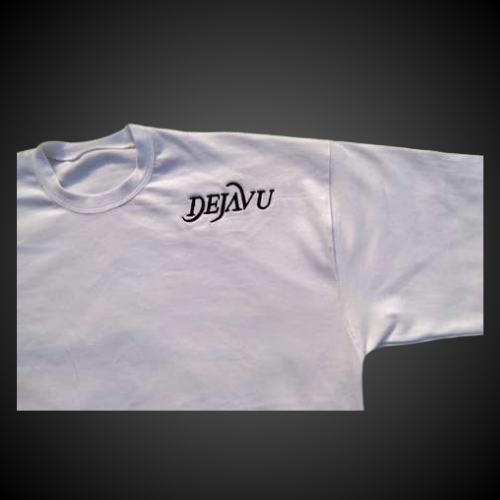 DEJAVU “shoulder stamp” tee (white)