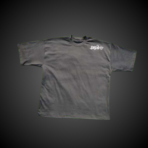 DEJAVU “shoulder stamp” tee (black)